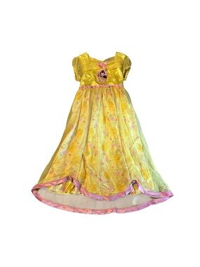 Disney Princess Belle Nightgown Dress Pajamas Dress Up Size 4T